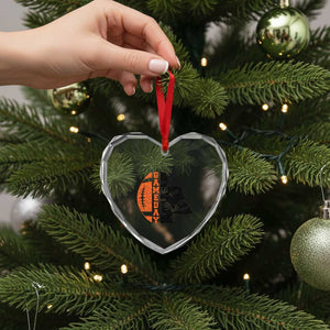 Midwest Football Lover Heart Crystal Glass Ornament CFBB Fan Gift TS12 Print Your Wear