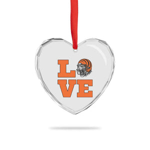 Midwest Football Pride Heart Crystal Glass Ornament Game Day Gift TS12 Print Your Wear