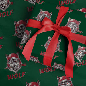 Midwest Game Day Lifestyle Wrapping Paper Roll Football Fan Gift TS12 Green Print Your Wear