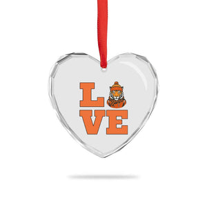 Midwest Tiger Football Pride Heart Crystal Glass Ornament Funny Sport Lover Gift TS12 Print Your Wear