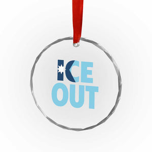 Minnesota Ice Out Crystal Glass Ornament MN State Anti Ice Movement Protest Statement TS11 Print Your Wear