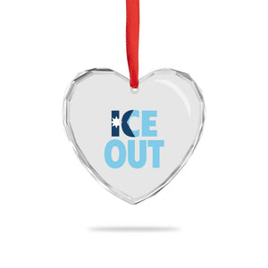 Minnesota Ice Out Heart Crystal Glass Ornament MN State Anti Ice Movement Protest Statement TS11 Print Your Wear