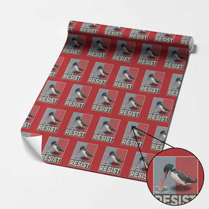 Minnesota Loon Resist Wrapping Paper Roll Loon Bird Laser Ice Cube Poster Graphic TS11 Red Print Your Wear