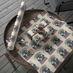 Minnesota Rebel Grumpy Loon Wrapping Paper Roll Retro Vintage Politcal Resistance TS02 Beige Print Your Wear