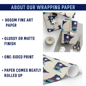 Minnesota Resist Anti ICE Immigration Protest Wrapping Paper Roll Ice Out TS14 Print Your Wear