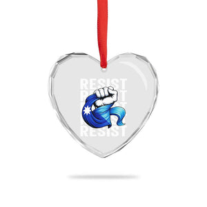 Minnesota Resist Ice Out Heart Crystal Glass Ornament Support MN Anti Ice Movement TS12 Print Your Wear