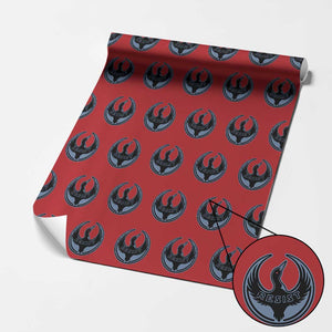 Minnesota Resist Loon Rebellion Emblem Wrapping Paper Roll TS02 Red Print Your Wear