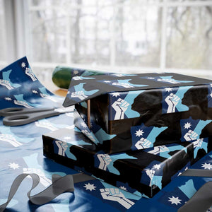Minnesota Strong Fist Power Graphic Wrapping Paper Roll Social Justice Solidarity TS02 Black Print Your Wear