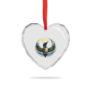 Minnesota Strong Heart Crystal Glass Ornament Minneapolis Loon Starry Night Van Gogh TS14 Print Your Wear