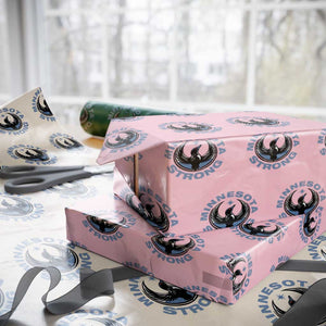 Minnesota Strong Wrapping Paper Roll MN State Bird Loon Resistance Political Protest TS14 Light Pink Print Your Wear