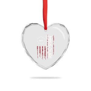 Missouri Missourian MO American Flag Established 1821 Heart Crystal Glass Ornament TS14 Print Your Wear