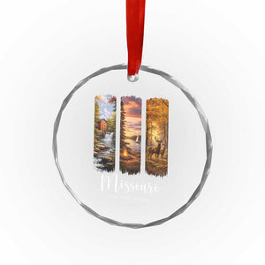 Missouri The Show Me State Crystal Glass Ornament Midwest Pride TS12 Print Your Wear