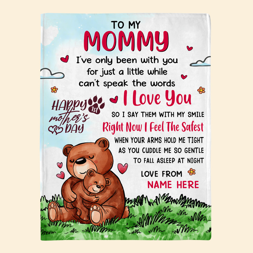 Personalized First Mothers Day Right Now I Feel The Safest Mommy CTM Custom - Printyourwear