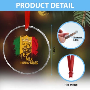 MLK Crystal Glass Ornament Honor King Civil Rights Leader Black History Month TS10 Print Your Wear