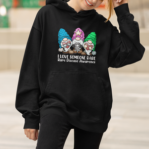 Rare Disease Day Shirts Hoodie I Love Someone Rare Zebra Ribbon Zebra Disease Awareness TS02 Printyourwear