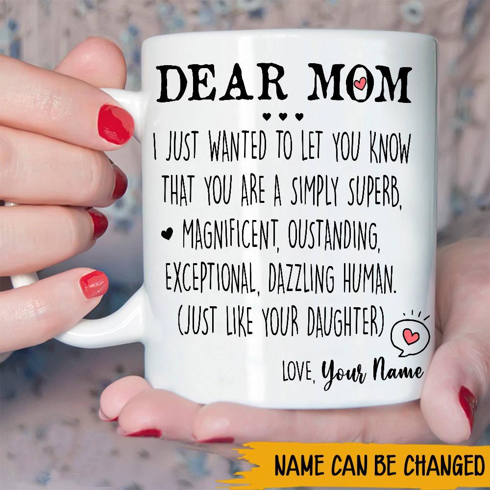 Personalized Mug Just Like Your Daughter Funny CTM One Size 11oz size Custom - Printyourwear