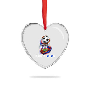Mondyal 2026 Haiti Freedom Fist Broken Chains Soccer Graphic Heart Crystal Glass Ornament Haitian Flag Football Sports Fan TS02 Print Your Wear