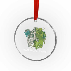 Monstera Plant Body Skeleton Crystal Glass Ornament Never Enough Plants TS12 Print Your Wear