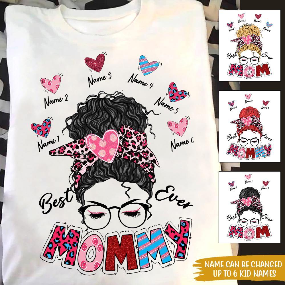 Personalized T Shirt Best Mom Ever CTM Custom - Printyourwear