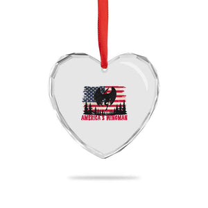 Mothman Americas Wingman Heart Crystal Glass Ornament Funny Patriotic Cryptid TS12 Print Your Wear