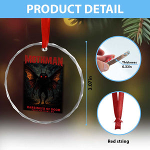 Mothman Crystal Glass Ornament Horror Harbinger of Doom Urban Myth Cryptid Creature TS10 Print Your Wear