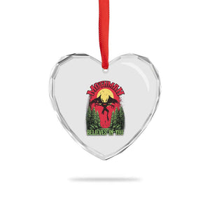 Mothman Heart Crystal Glass Ornament Believes In You Cryptid Cryptozoology TS02 Print Your Wear