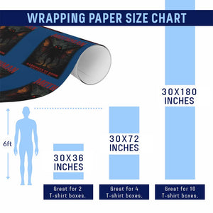 Mothman Wrapping Paper Roll Horror Harbinger of Doom Urban Myth Cryptid Creature TS10 Print Your Wear