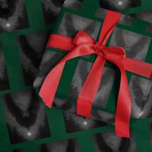 Mothman Wrapping Paper Roll Horror Poster Halloween Cryptid Lover TS10 Green Print Your Wear