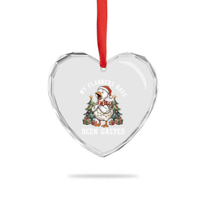 My Flabbers Have Been Gasted Heart Crystal Glass Ornament Funny Goose Christmas TS14 Print Your Wear