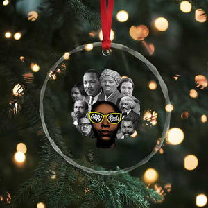 My Roots Black History Leaders Crystal Glass Ornament African American Heritage TS12 Print Your Wear
