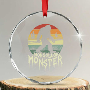 Mysterious Mogollon Monster Crystal Glass Ornament Arizona Wilderness Enigma TS12 Transparent Glass 3'' Circle Print Your Wear
