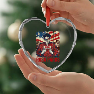 Nah Rosa Parks Heart Crystal Glass Ornament Black History Month Gift TS12 Print Your Wear