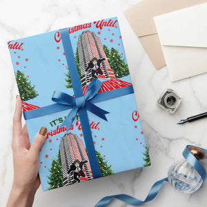 Nakatomi Plaza 1988 Wrapping Paper Roll It's Not Christmas Until Hans Gruber Fall Xmas Party TS02 Light Blue Print Your Wear
