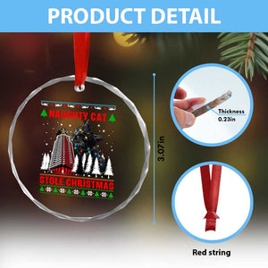 Nakatomi Plaza Christmas Crystal Glass Ornament Funny Naughty Santa Cat Humor TS14 Print Your Wear