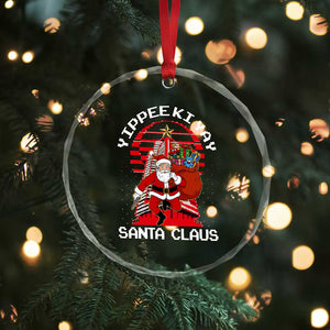 Nakatomi Plaza Christmas Crystal Glass Ornament Yippee Ki Yay Santa Claus TS14 Print Your Wear