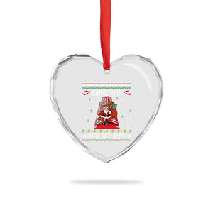 Nakatomi Plaza Christmas Heart Crystal Glass Ornament Just Got Real TS14 Print Your Wear