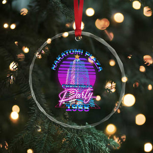 Nakatomi Plaza Christmas Party 1988 Vaporwave Crystal Glass Ornament TS09 Print Your Wear