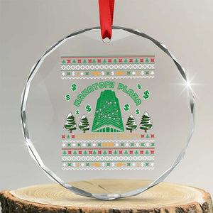 Nakatomi Plaza Xmas Party 1988 Crystal Glass Ornament Funny 80's Movie Xmas Gift Ugly Christmas TS10 Transparent Glass 3'' Circle Print Your Wear