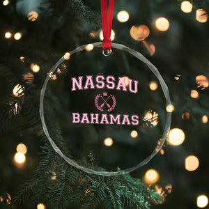 Nassau Souvenir Crystal Glass Ornament Bahamas Rowing Summer Vacation Girls Trip TS10 Print Your Wear