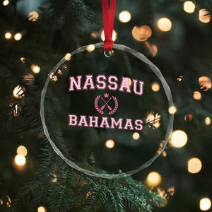 Nassau Souvenir Crystal Glass Ornament Bahamas Rowing Summer Vacation Girls Trip TS10 Print Your Wear