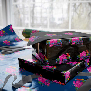 Nassau Souvenir Wrapping Paper Roll Caribbean Bahamas Beach Vacation TS10 Black Print Your Wear