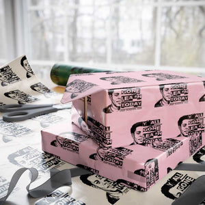 Nat Turner Quote Wrapping Paper Roll Black History Hero Y'all Gone Learn Today TS14 Light Pink Print Your Wear