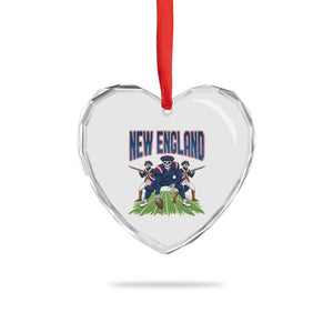 NE Gothic Skeleton Heart Crystal Glass Ornament Football Lover Gift TS12 Print Your Wear
