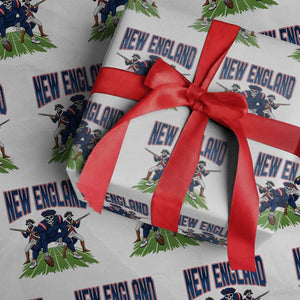 NE Gothic Skeleton Wrapping Paper Roll Football Lover Gift TS12 White Print Your Wear