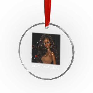 Need-Jesus Sarcastic Afro Doll Meme Funny Saying Christian Crystal Glass Ornament Black Girl African Pride TS10 Print Your Wear