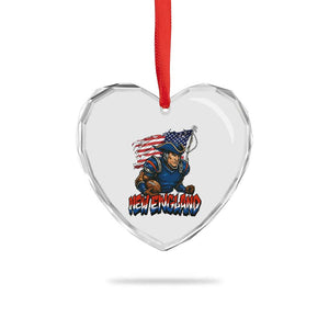 NEFP Game Day Sports Fan Gift Heart Crystal Glass Ornament TS12 Print Your Wear