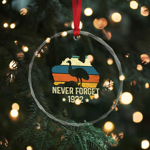 Never Forget 1932 Emu War Crystal Glass Ornament Funny Emu Lover Zookeeper TS10 Print Your Wear