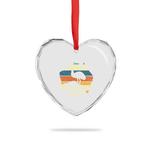 Never Forget 1932 Emu War Heart Crystal Glass Ornament Funny Emu Lover Zookeeper TS10 Print Your Wear