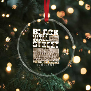 Never Forget Greenwood Black Wall Street Crystal Glass Ornament Black History Month TS11 Print Your Wear