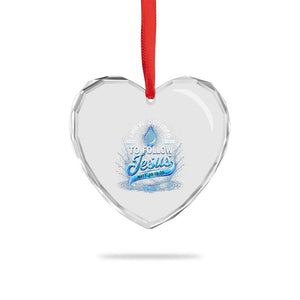 New Baptist Believer Heart Crystal Glass Ornament Have Decided To Follow Jesus 2026 TS10 Print Your Wear